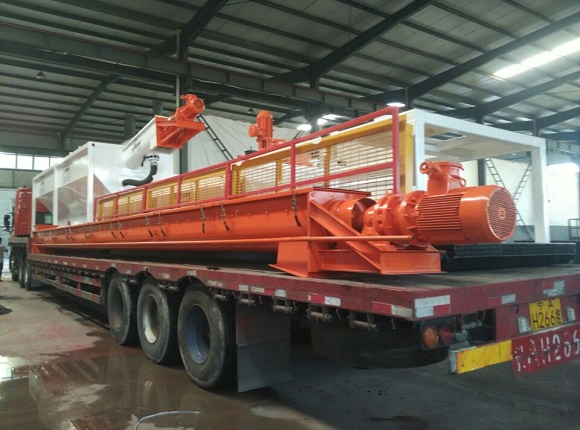 正道能源鉆井廢棄物處理系統裝車過程中