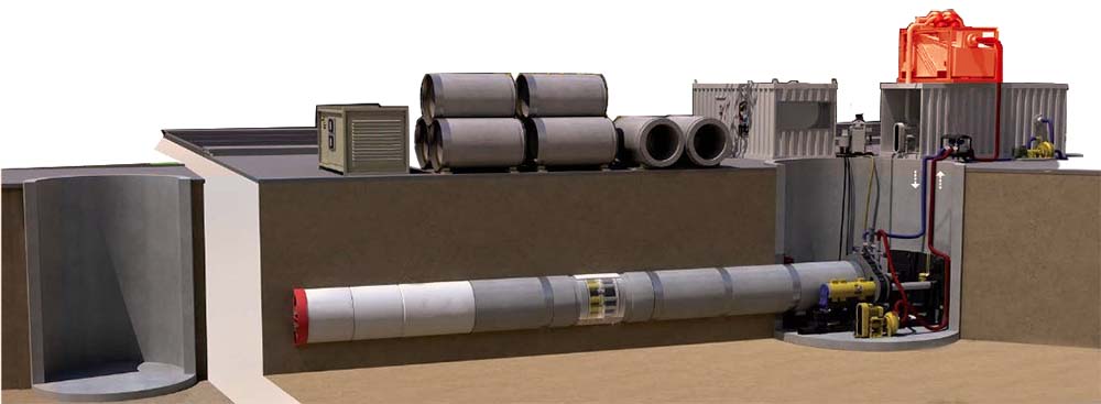 盾構泥水分離系統工作三維演示圖