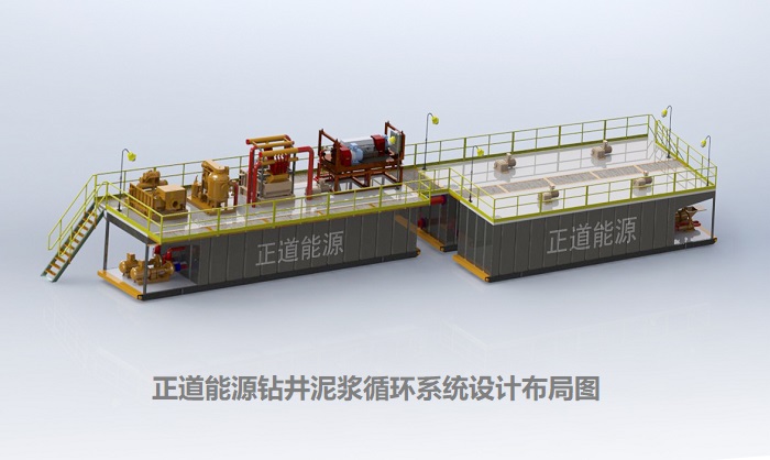 鉆井泥漿循環系統布局