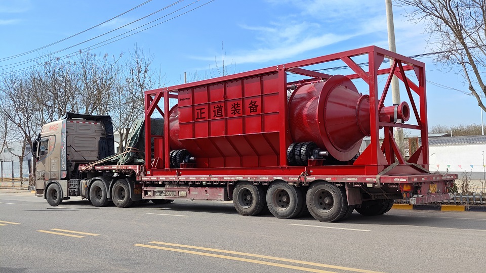 2套BWGT1500大型滾筒篩交付埃及客戶